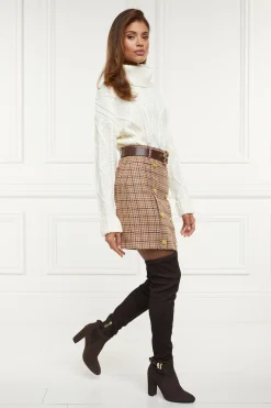 Holland Cooper Knightsbridge Skirt Sudeley Pink