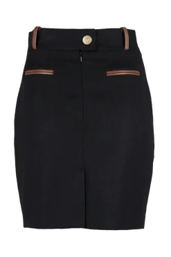 Holland Cooper Knightsbridge Skirt Soft Black Tan Online
