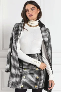 Holland Cooper Knightsbridge Skirt Houndstooth