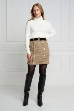 Holland Cooper Knightsbridge Skirt Charlton Tweed Outlet