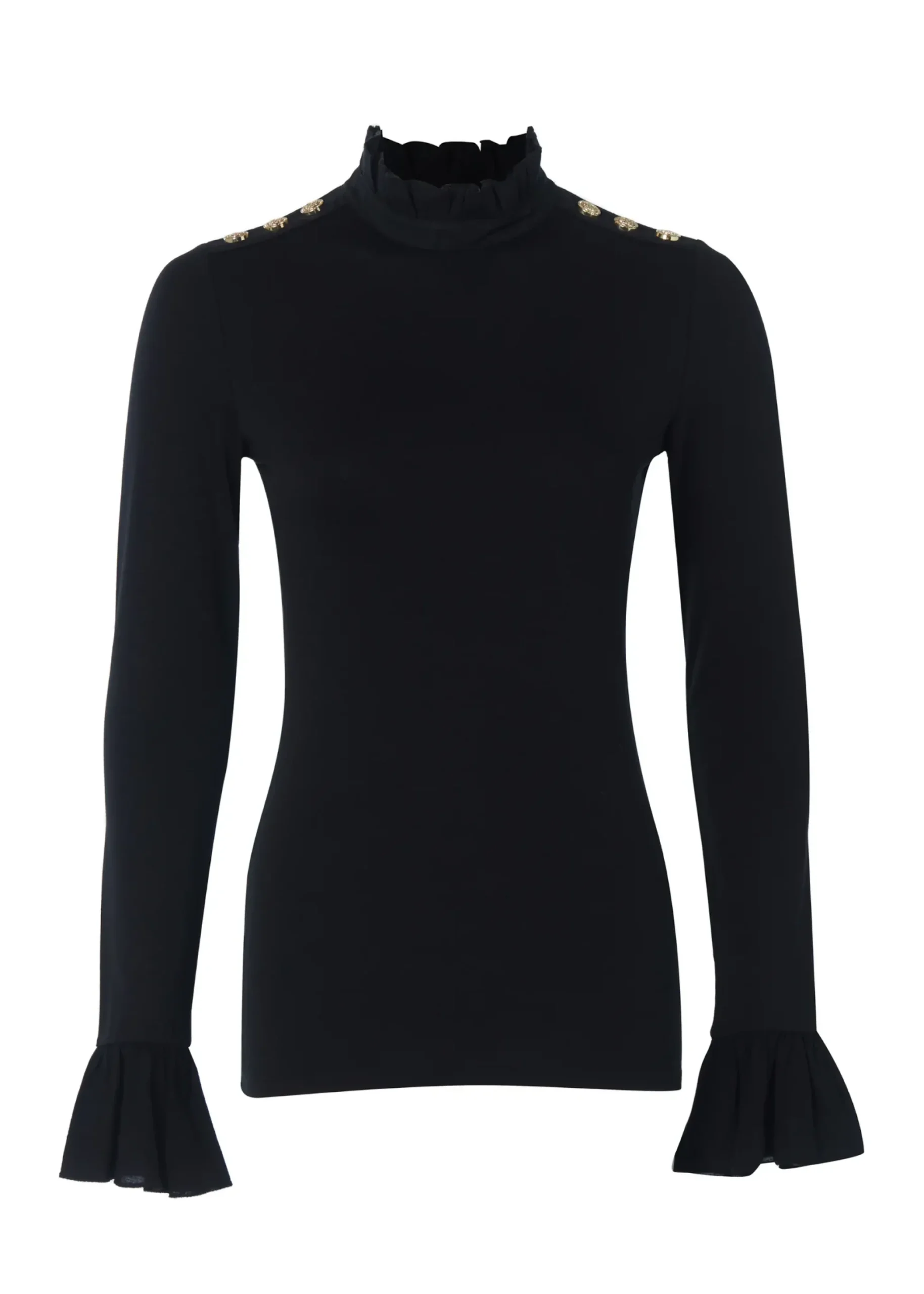 Holland Cooper Lilibet Jersey Tee Black Clearance