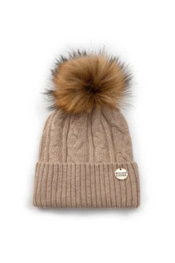 Holland Cooper Little Bobble Hat Camel Discount