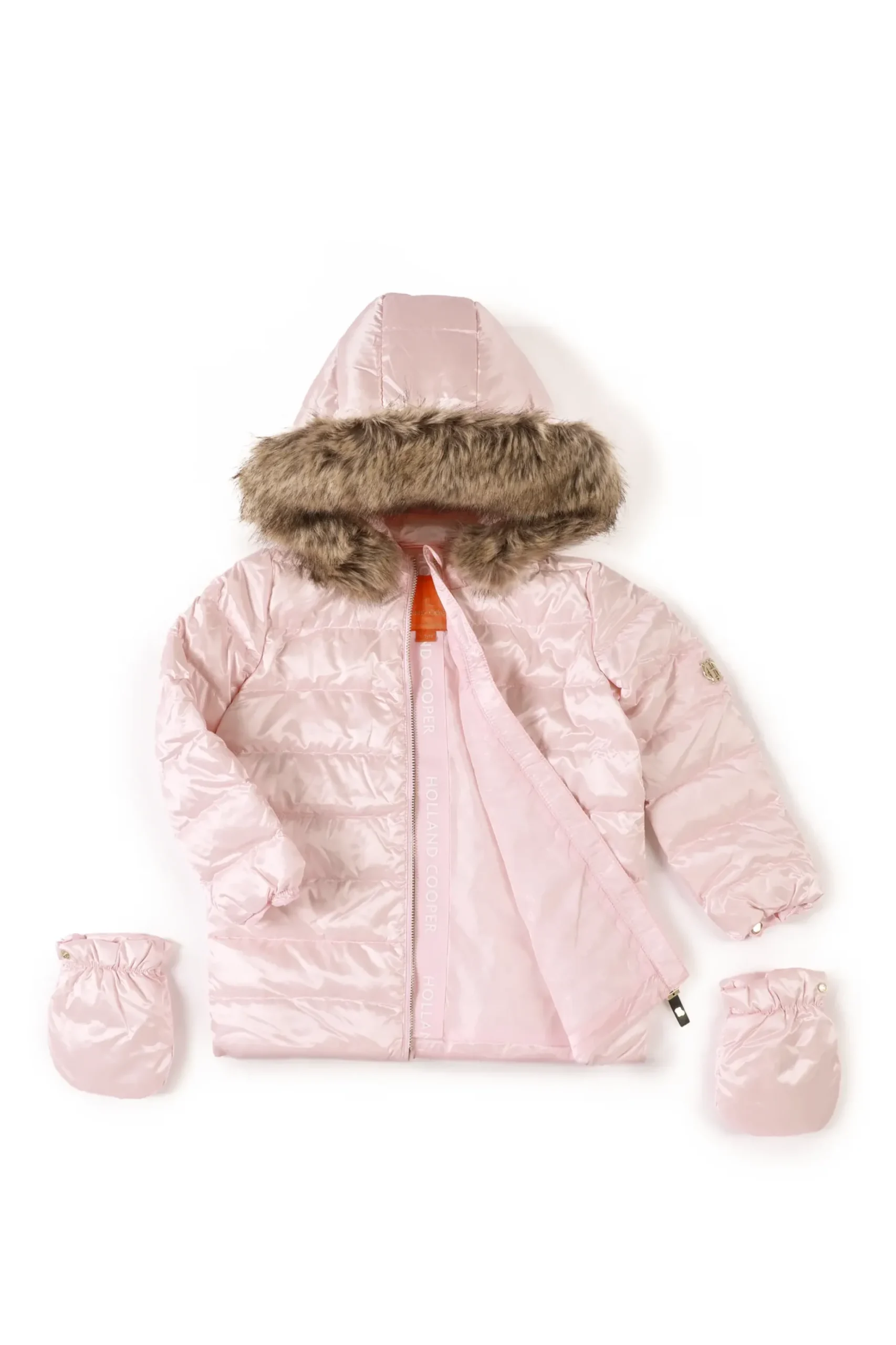 Holland Cooper Little Hewitts Puffer Light Pink Outlet
