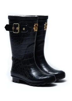 Holland Cooper Little Wellie - Junior Liquorice Outlet