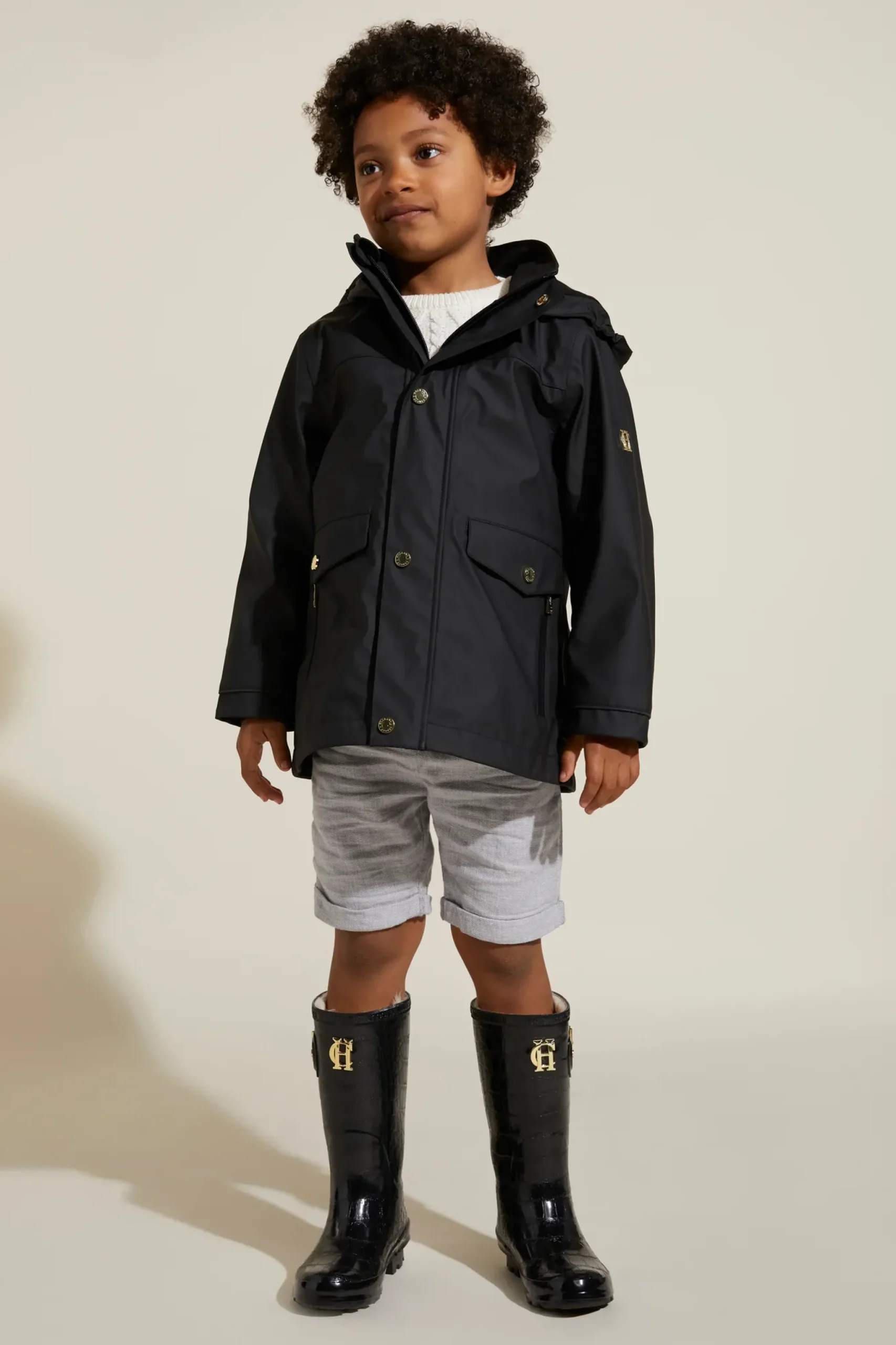 Holland Cooper Little Wellie - Junior Liquorice Outlet