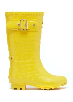 Holland Cooper Little Wellie - Junior Quack Yellow Clearance
