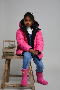 Holland Cooper Little Wellie - Junior Lollipop Pink Outlet