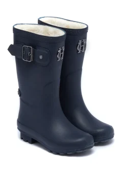 Holland Cooper Little Wellie - Junior Midnight Feast Navy Matte Outlet