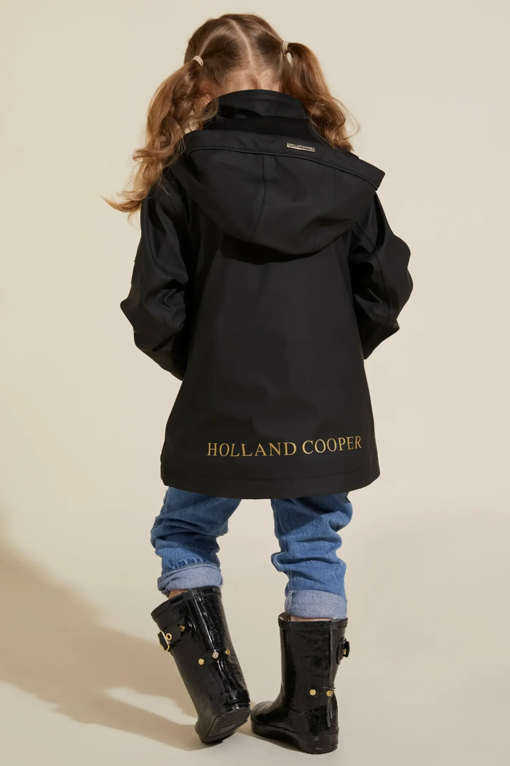 Holland Cooper Little Wellie - Toddler Liquorice Hot