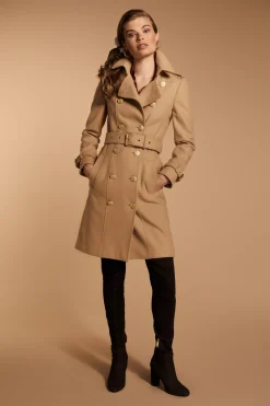 Holland Cooper Marlborough Trench Coat Camel Clearance