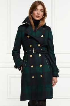 Holland Cooper Marlborough Trench Coat Blackwatch New