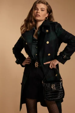 Holland Cooper Marlborough Trench Coat Blackwatch New
