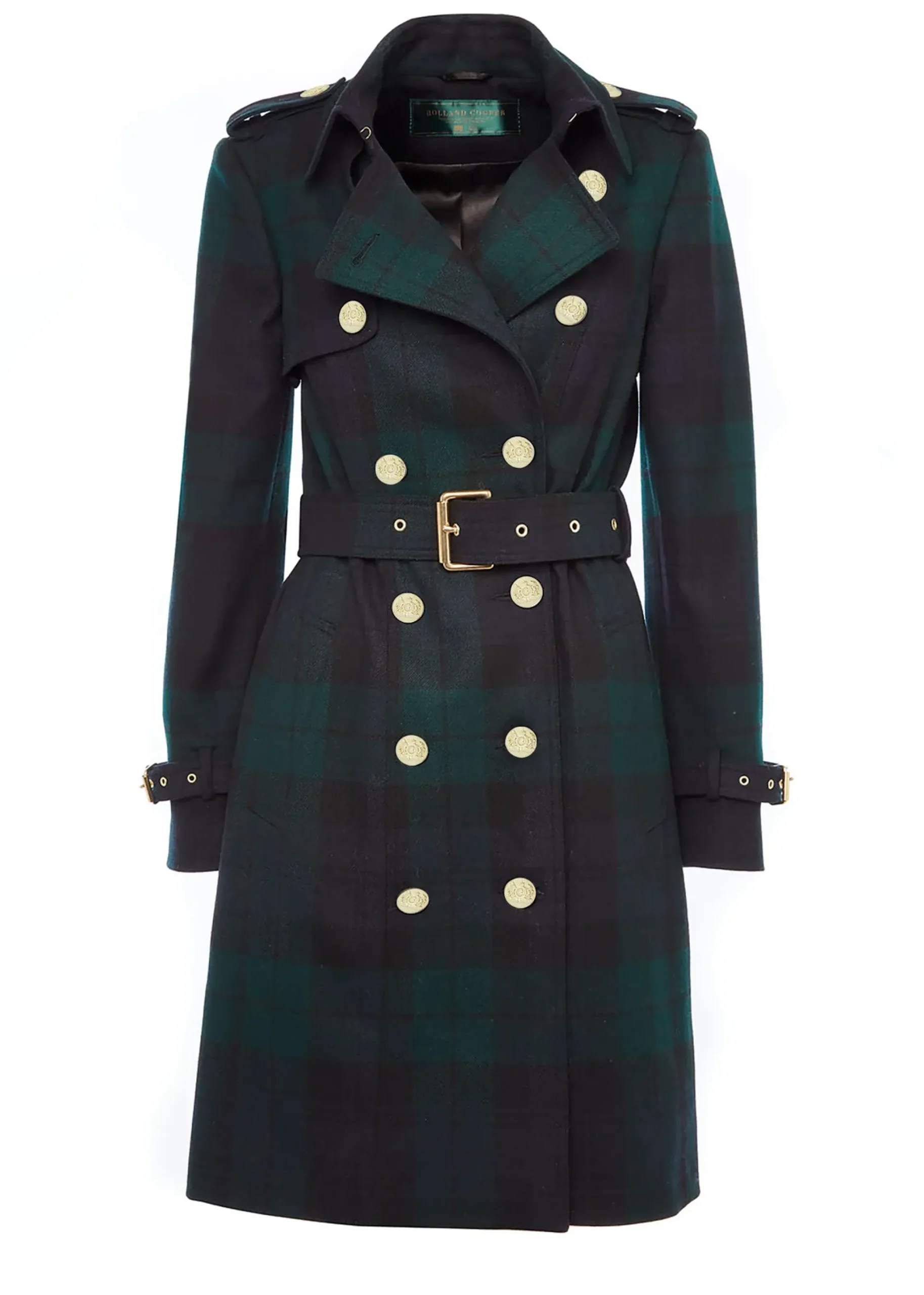 Holland Cooper Marlborough Trench Coat Blackwatch New