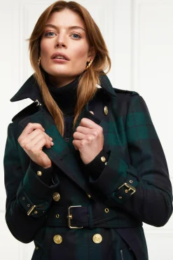 Holland Cooper Marlborough Trench Coat Blackwatch New
