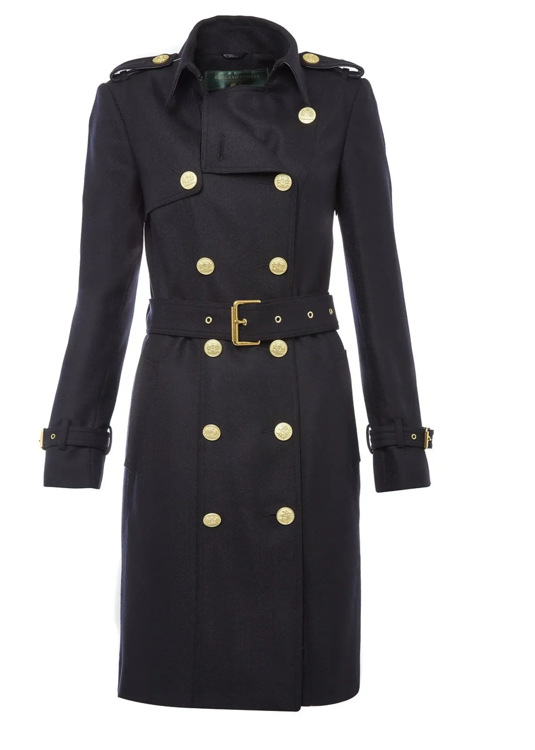 Holland Cooper Marlborough Trench Coat Soft Navy Outlet