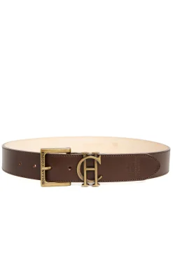 Holland Cooper Men's Classic Belt Chocolate Hot