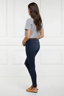 Holland Cooper Mid-Rise Jodhpur Jean Deep Indigo Clearance