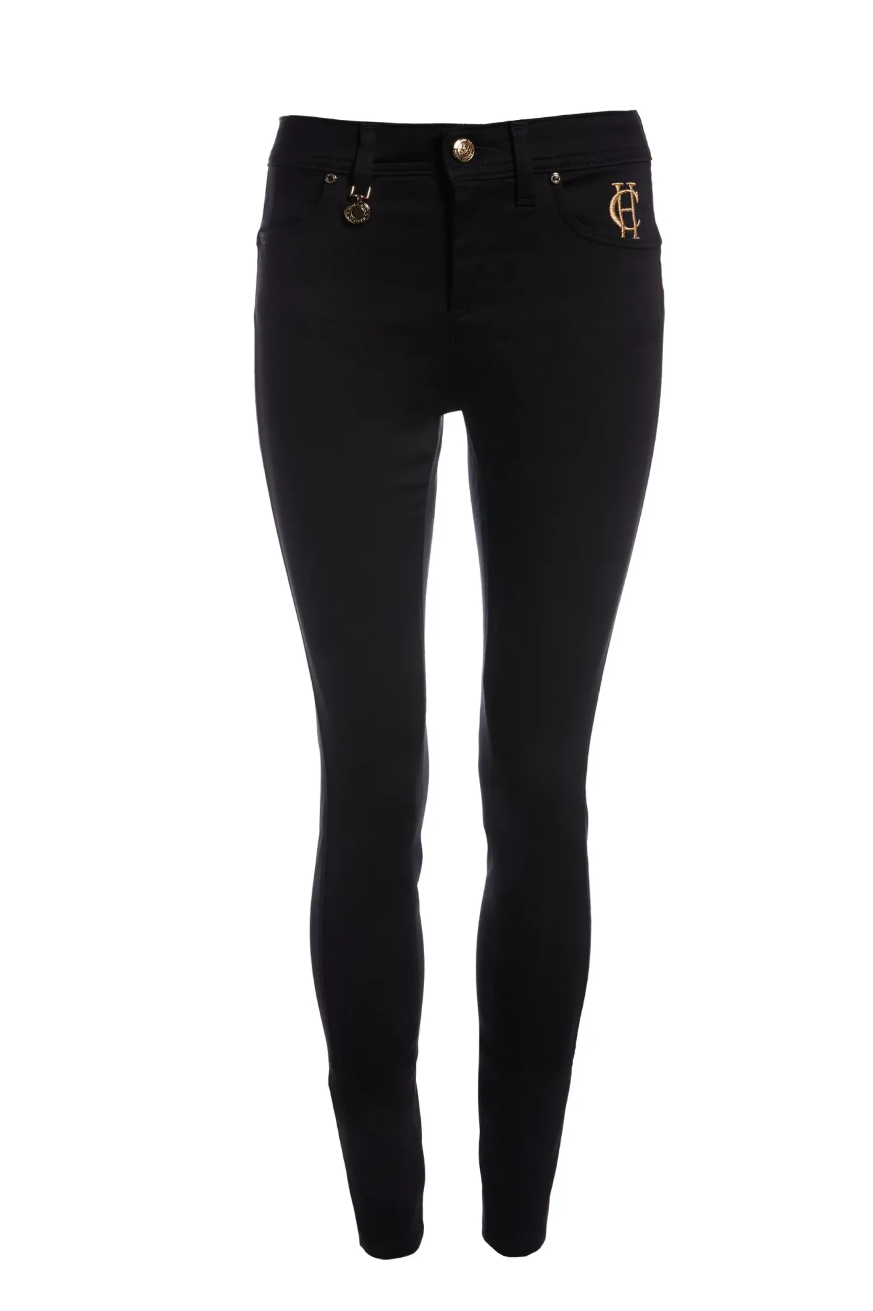 Holland Cooper Mid-Rise Jodhpur Jean Black Discount