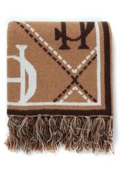 Holland Cooper Monogram Scarf Camel Hot
