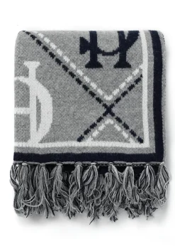 Holland Cooper Monogram Scarf Grey Marl Online