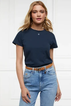 Holland Cooper Monogram Tee Ink Navy Outlet