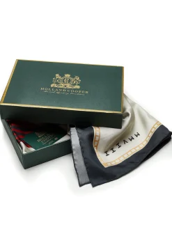 Holland Cooper Silk Scarf Nine Horse Clearance