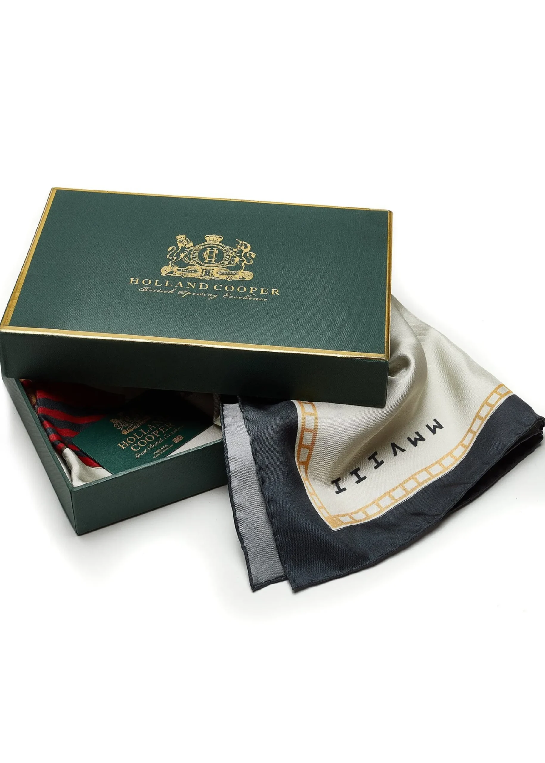 Holland Cooper Silk Scarf Nine Horse Clearance