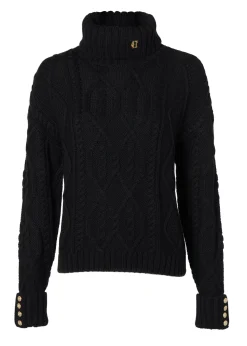 Holland Cooper Noveli Cable Knit Black Online