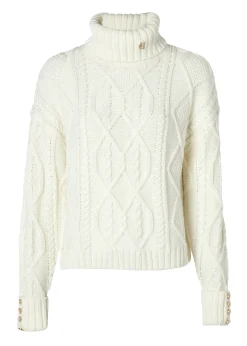 Holland Cooper Noveli Cable Knit Oyster Online