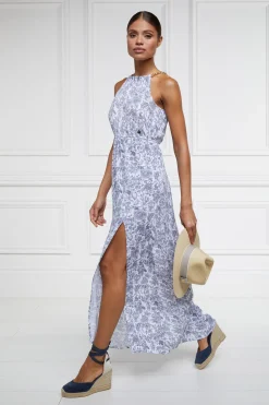 Holland Cooper Paloma Maxi Dress White Willow Discount