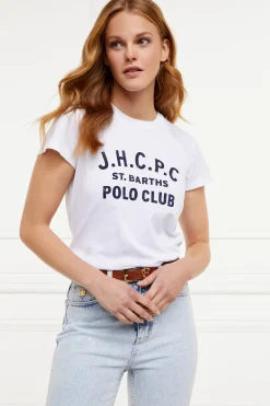 Holland Cooper Polo Club Tee White Hot