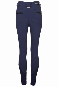 Holland Cooper Premium Mid Rise Breeches Yale Blue Best