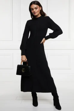 Holland Cooper Rachel Maxi Dress Black Outlet