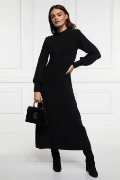 Holland Cooper Rachel Maxi Dress Black Outlet