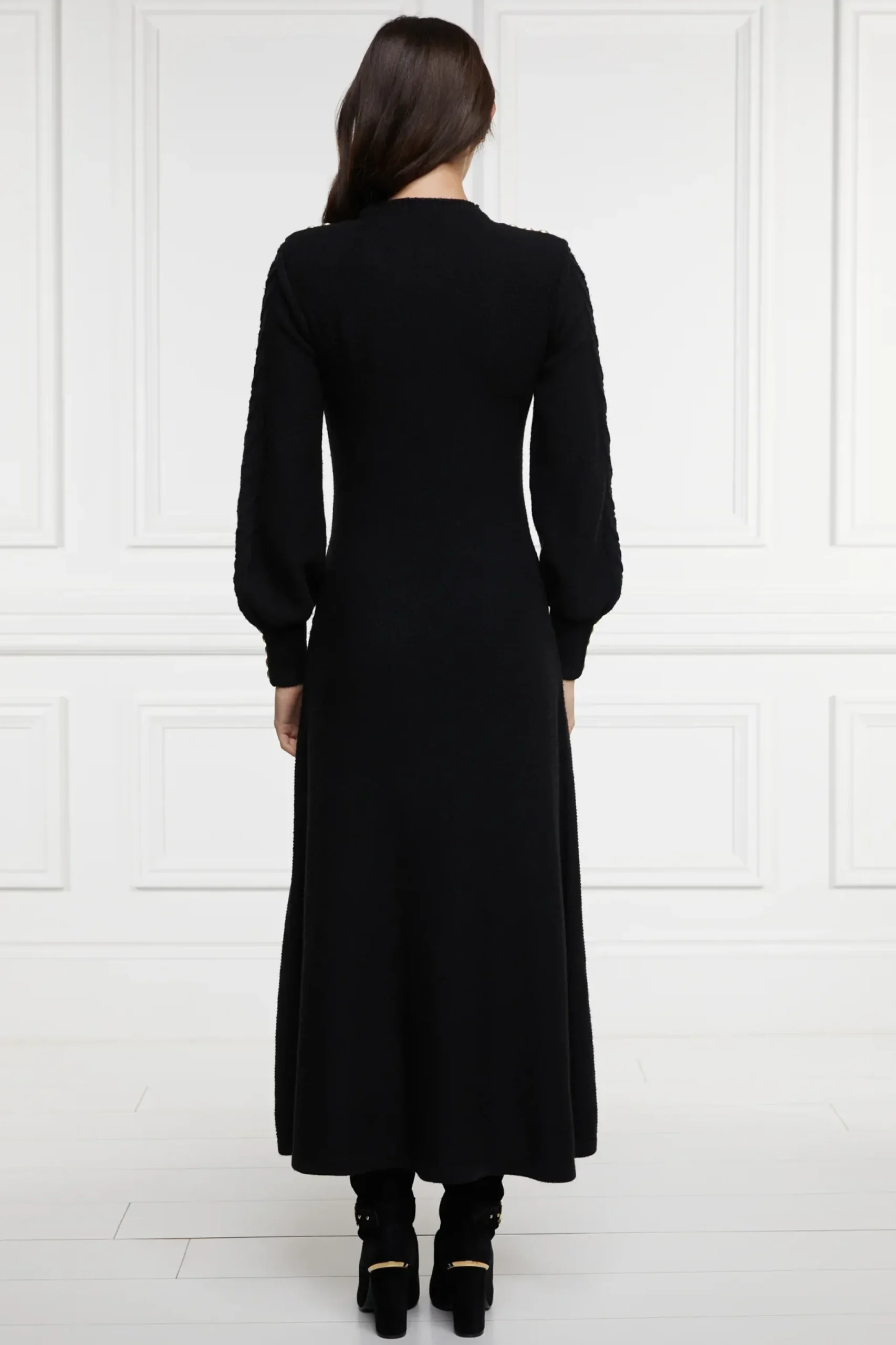 Holland Cooper Rachel Maxi Dress Black Outlet