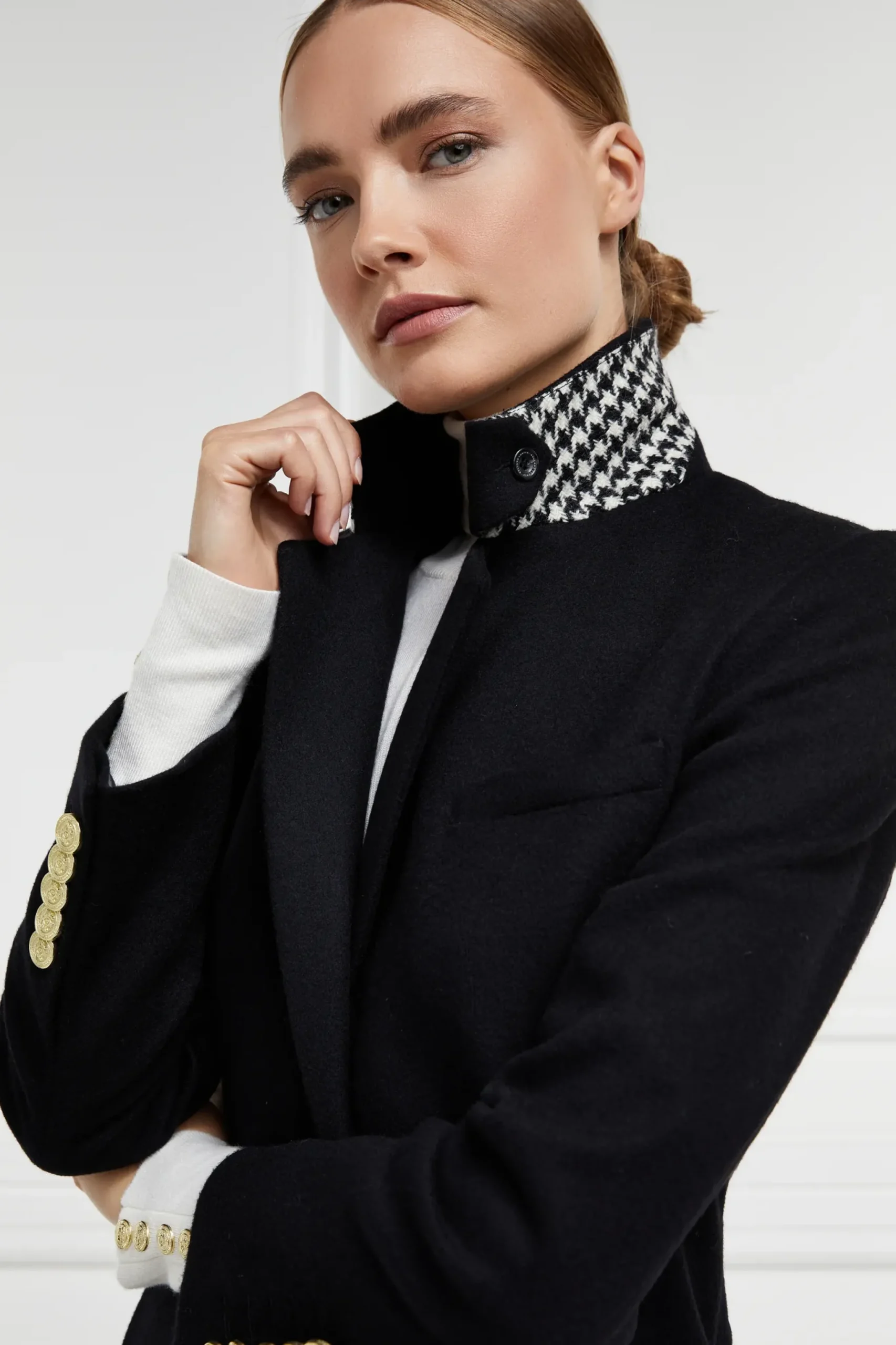 Holland Cooper Regency Coat Soft Black Online
