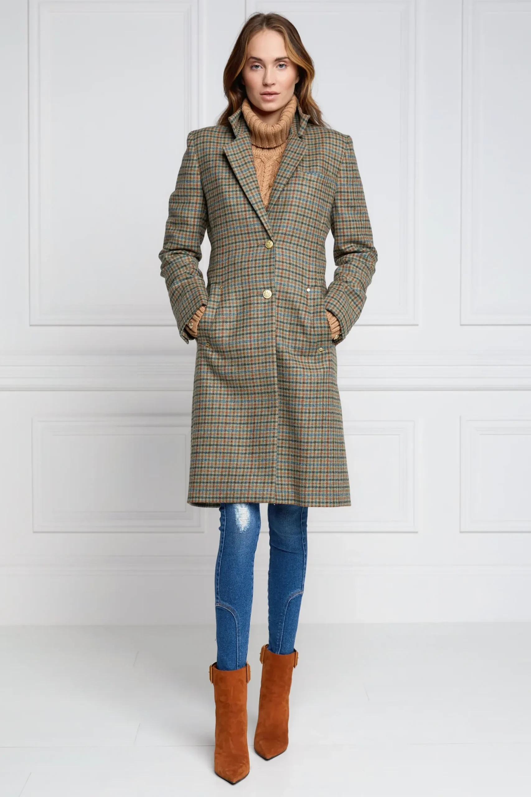 Holland Cooper Regency Coat Bredon Tweed Discount