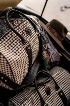 Holland Cooper Regency Holdall Ecru Houndstooth Online