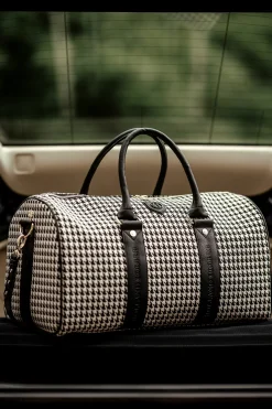 Holland Cooper Regency Holdall Ecru Houndstooth Online