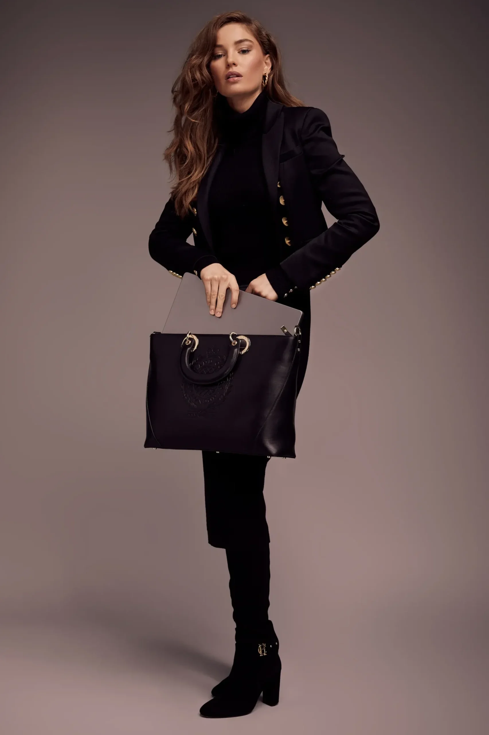 Holland Cooper Regency Leather Tote Discount