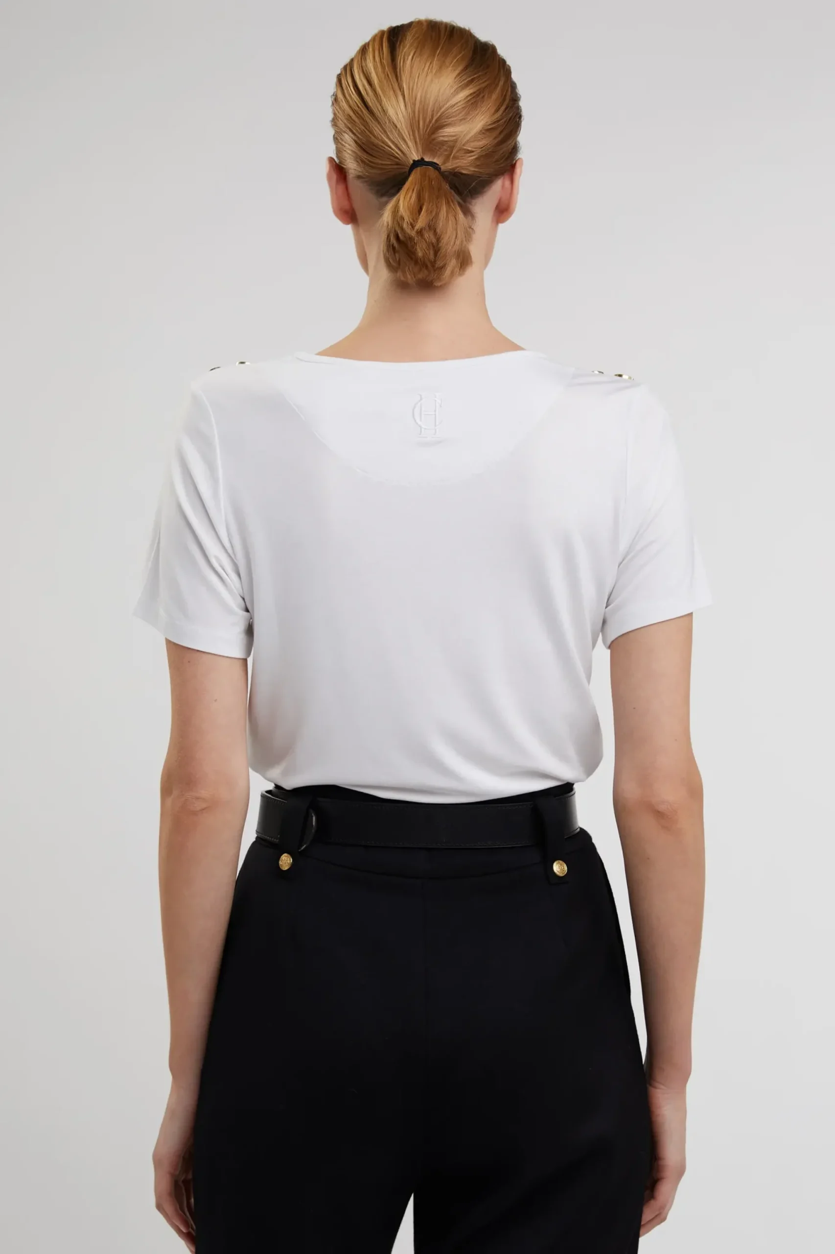 Holland Cooper Relax Fit Crew Neck Tee White Sale
