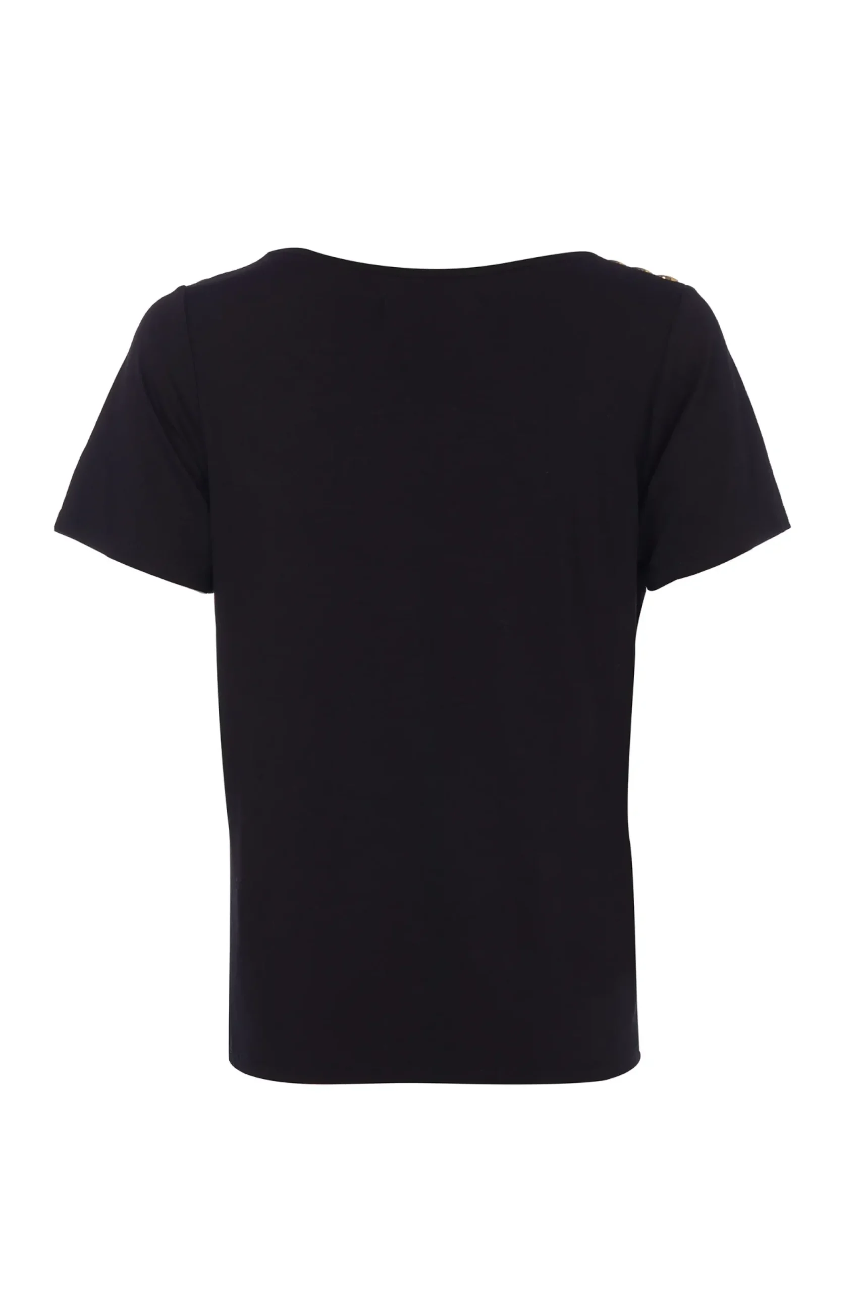Holland Cooper Relax Fit V-Neck Tee Black Best