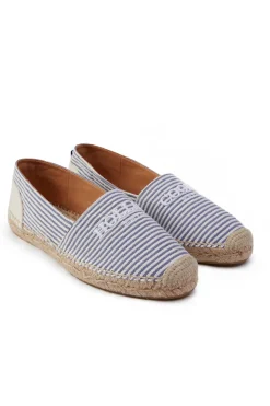 Holland Cooper Riviera Espadrille Nautical Stripe Clearance