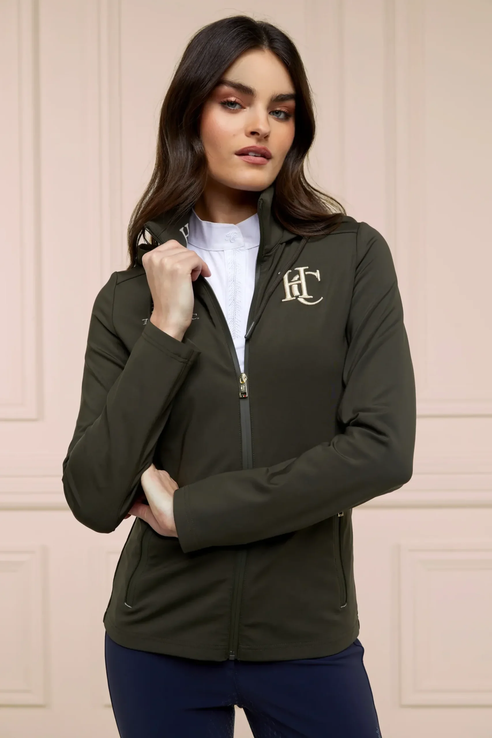 Holland Cooper Rocana Softshell Jacket Heritage Khaki Clearance