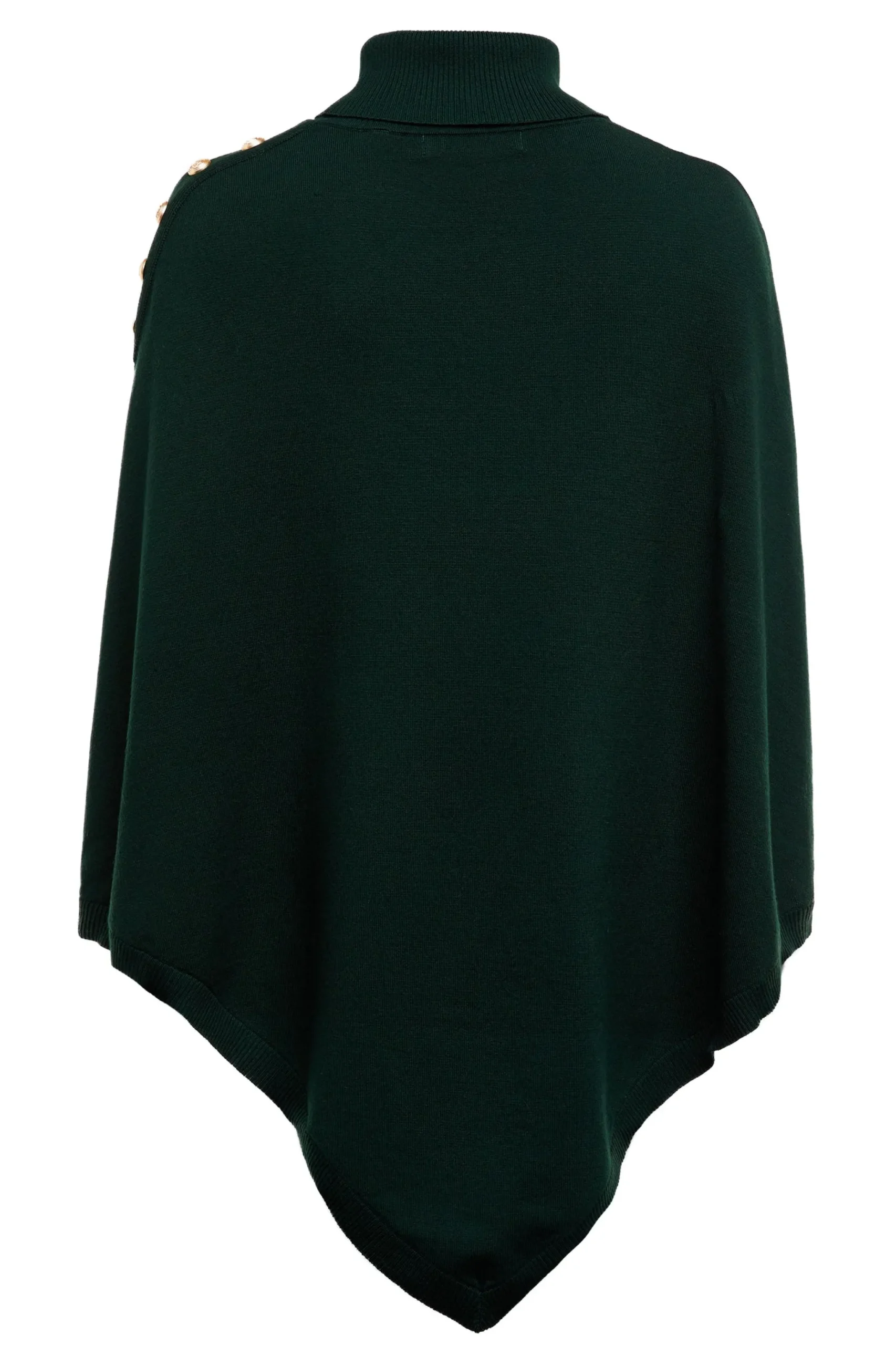 Holland Cooper Roll Neck Cape Deep Emerald Discount