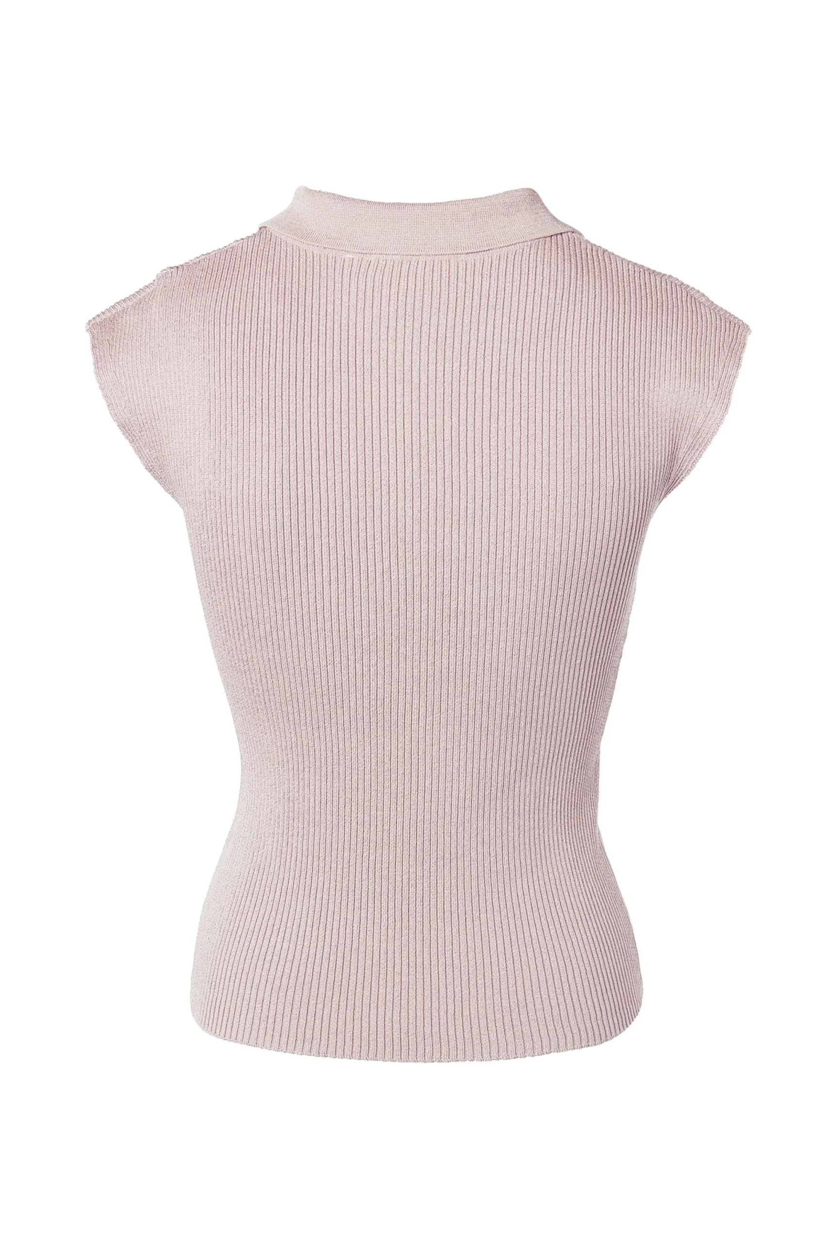 Holland Cooper Scarlett Polo Knit Soft Pink New