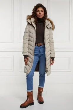 Holland Cooper Seattle Roll Neck Cable Knit Chocolate Sale