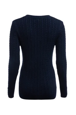 Holland Cooper Seattle V-Neck Knit Ink Navy New