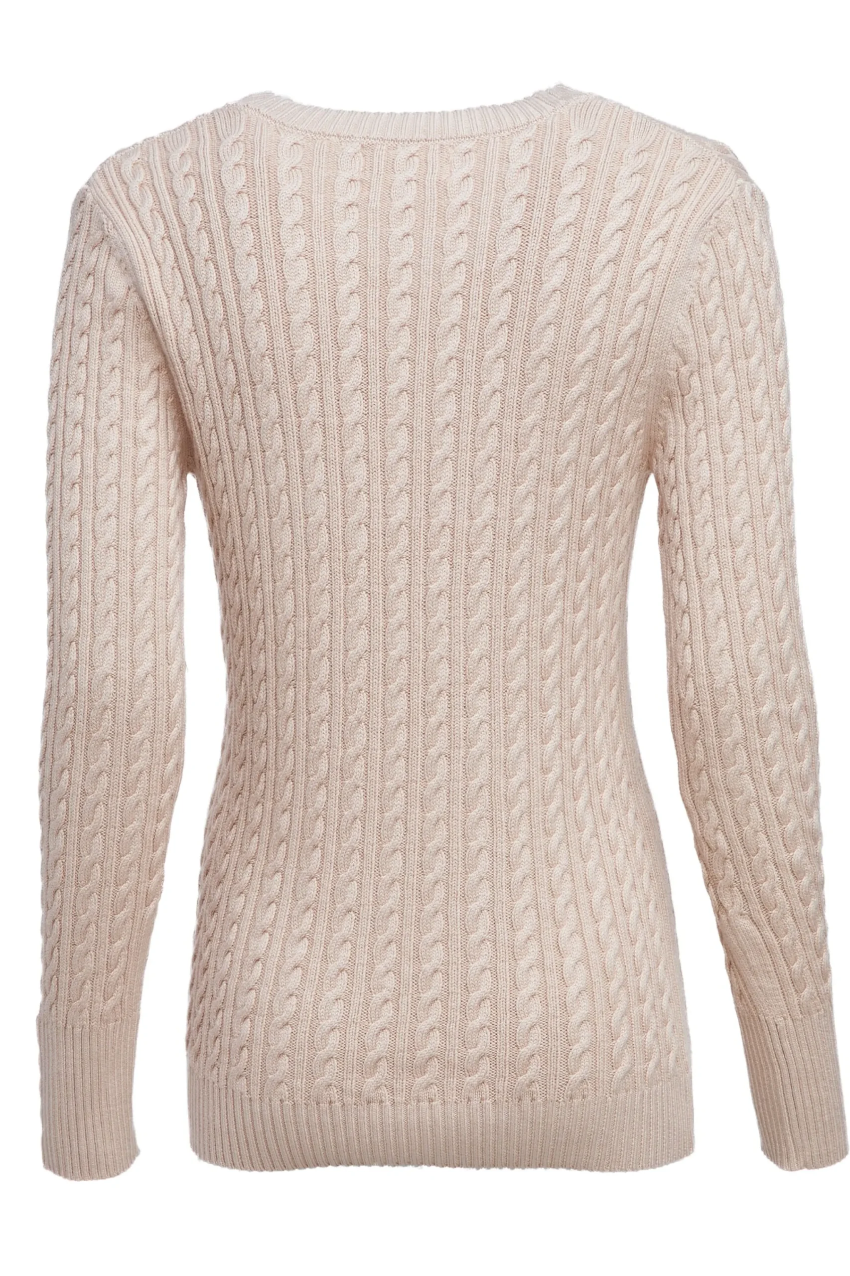 Holland Cooper Seattle V-Neck Knit Oatmeal Online