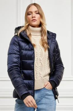 Holland Cooper Sherbourne Puffer Ink Navy Clearance